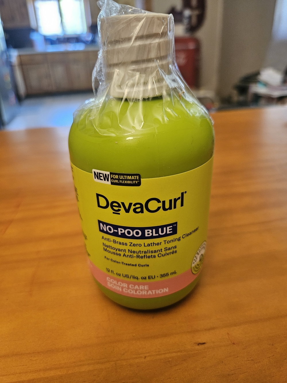 DevaCurl No-Poo Blue Toner Cleanser - 12 Oz New